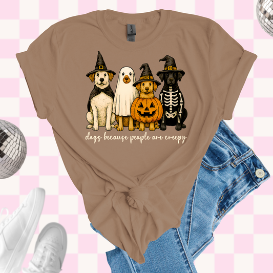 Spooky dogs tshirt