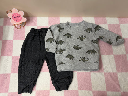 3/6m Dino outfit