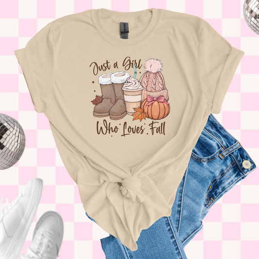 Just a fall girl tshirt