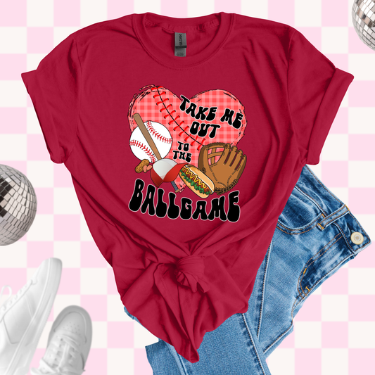Take me out to the ballgame tshirt