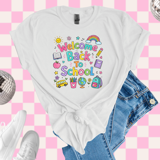 Welcome back to school tshirt
