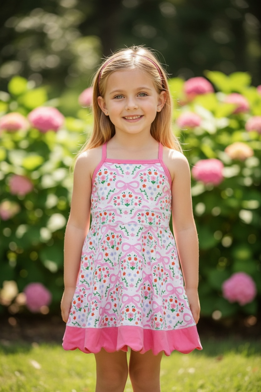 Active wear girls dress with undershorts attached. GSD092003 AMY