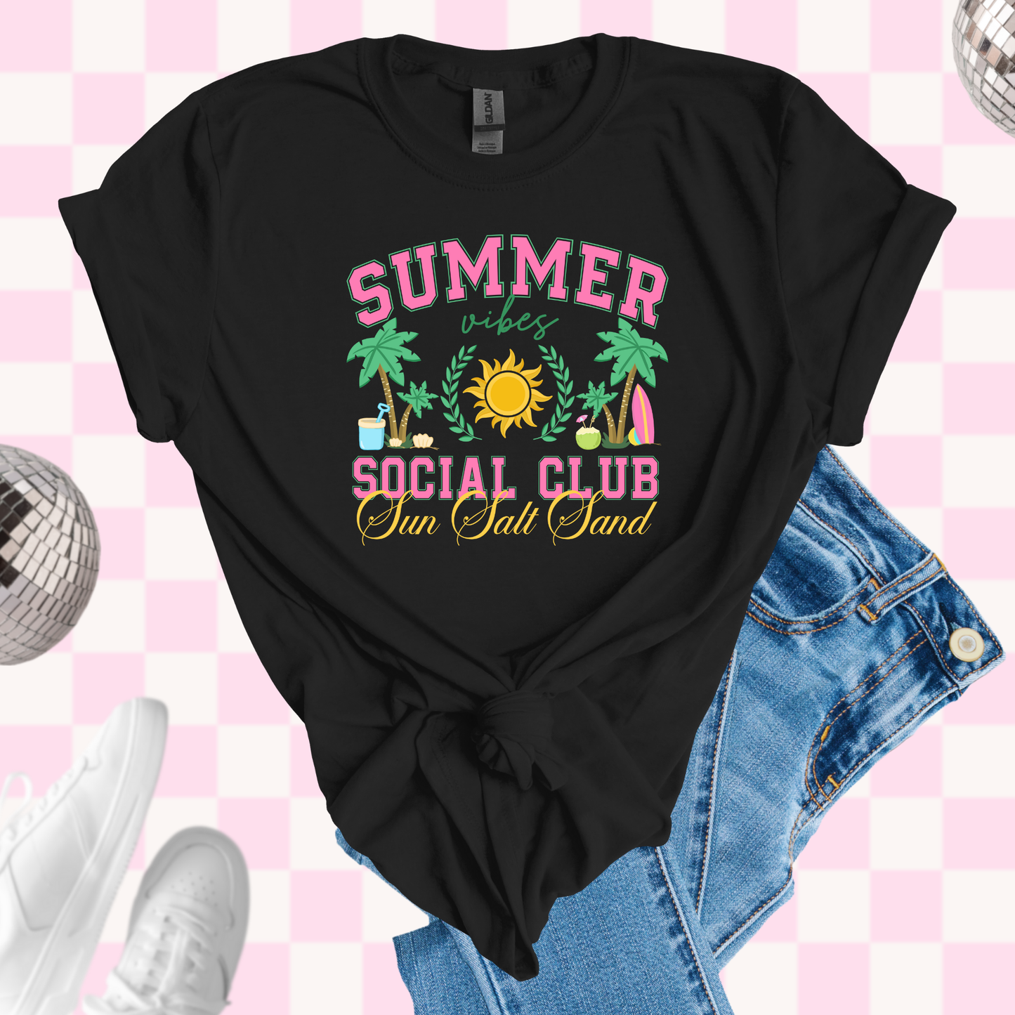 Summer social club tshirt