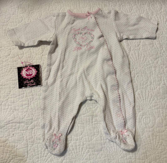 Newborn Thank Heaven for Little Girls Sleeper
