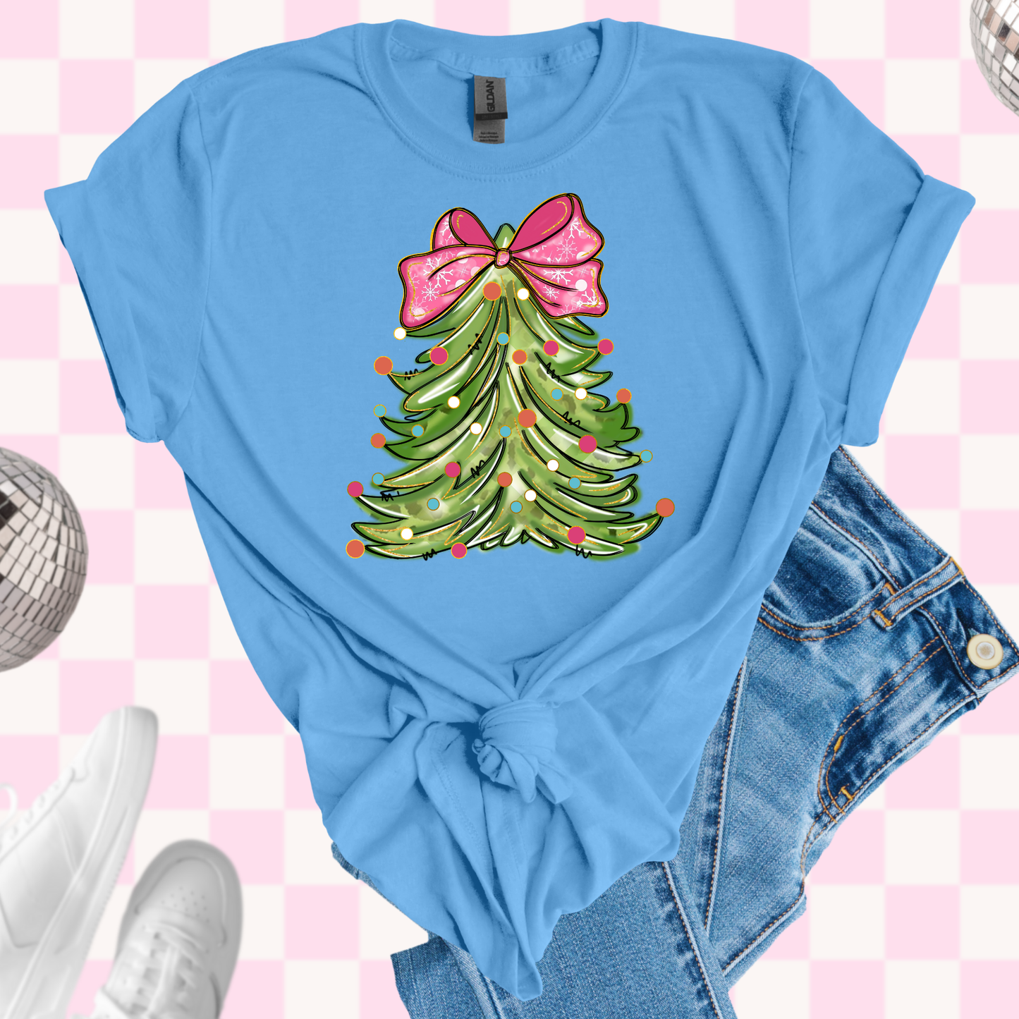 Christmas tree shirt