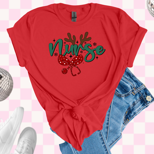 Holiday nurse shirt