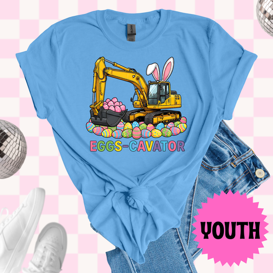 Eggs-cavator shirt