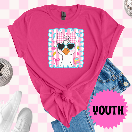 Pink school goose tshirt