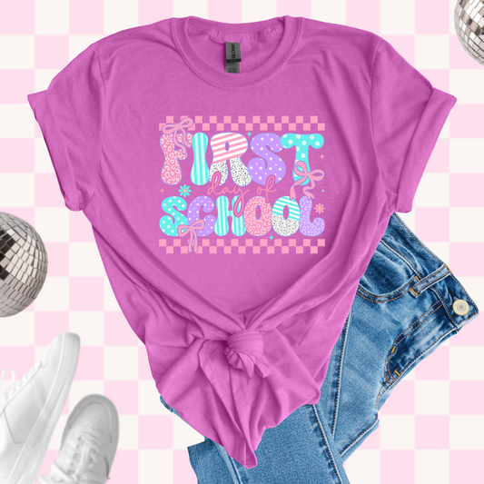 First day of school tshirt