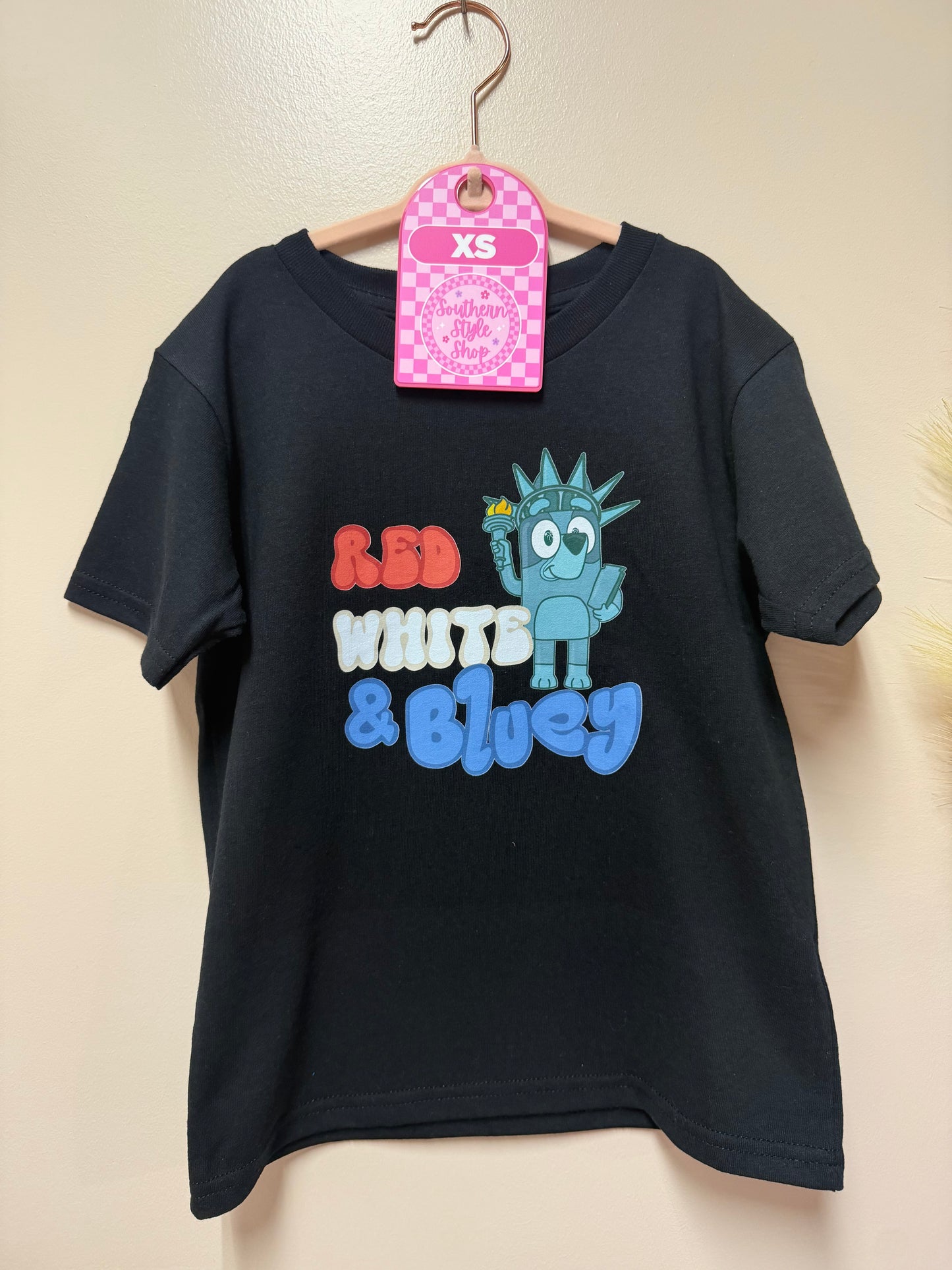 6T Red, White & Bluey tshirt