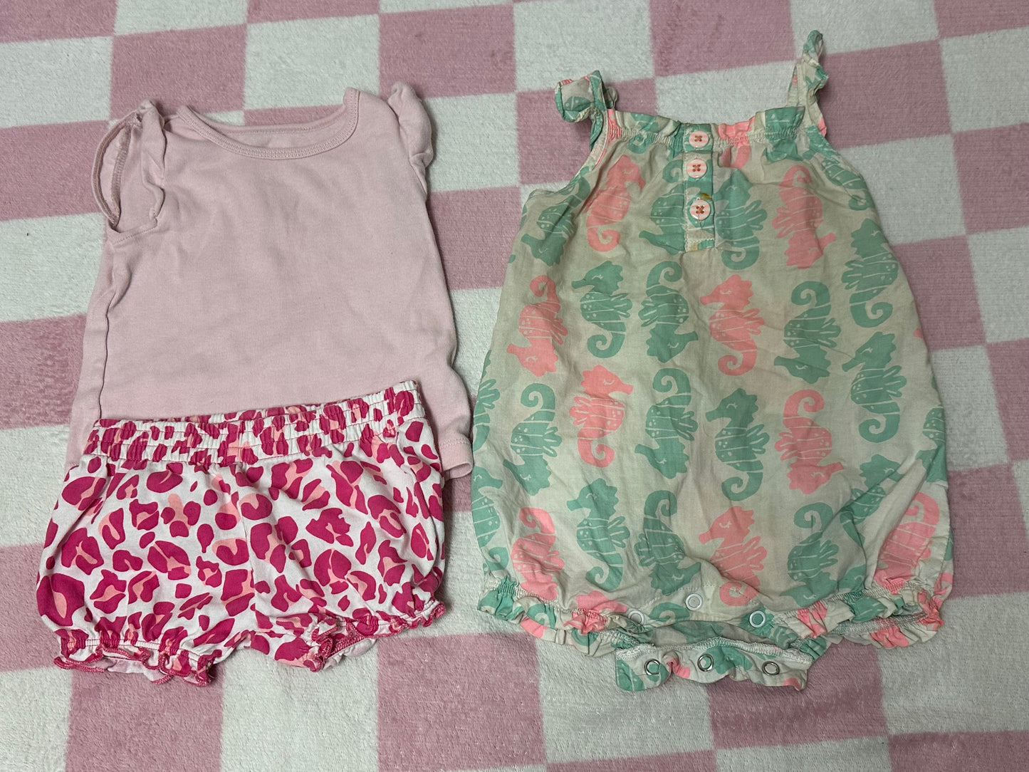 3/6m outfit & romper