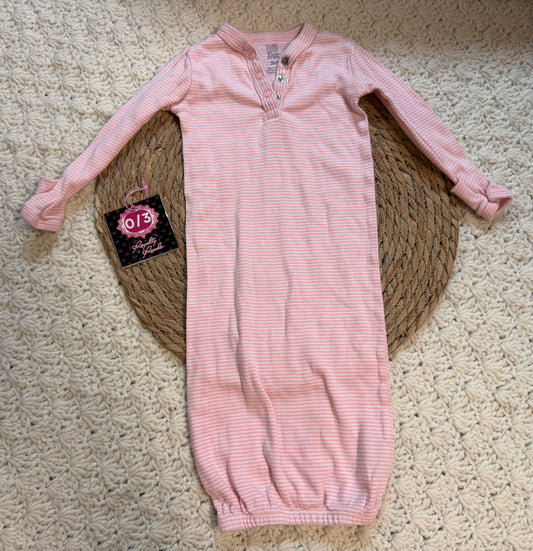 0/3m pink gown