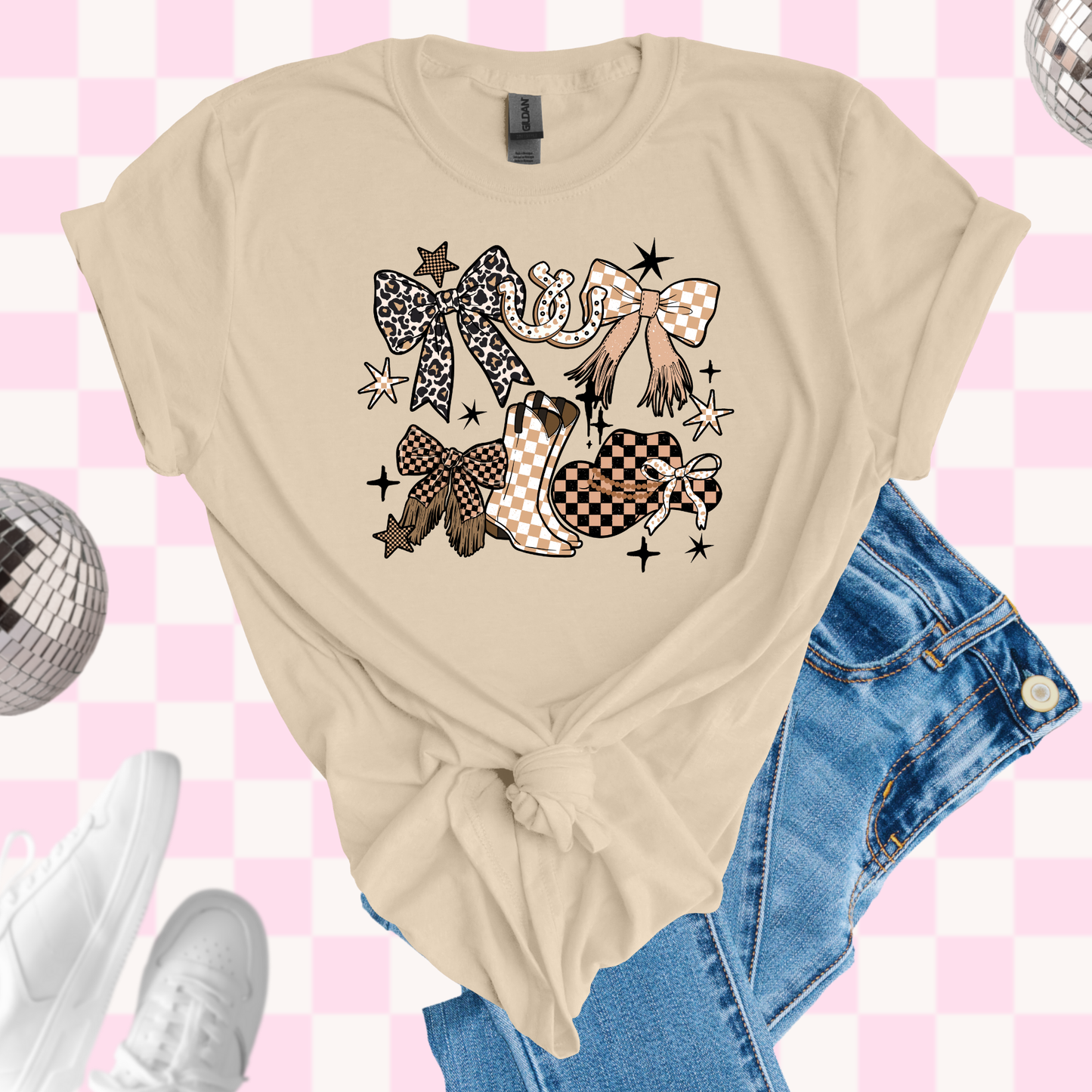 Checkered Western shirt