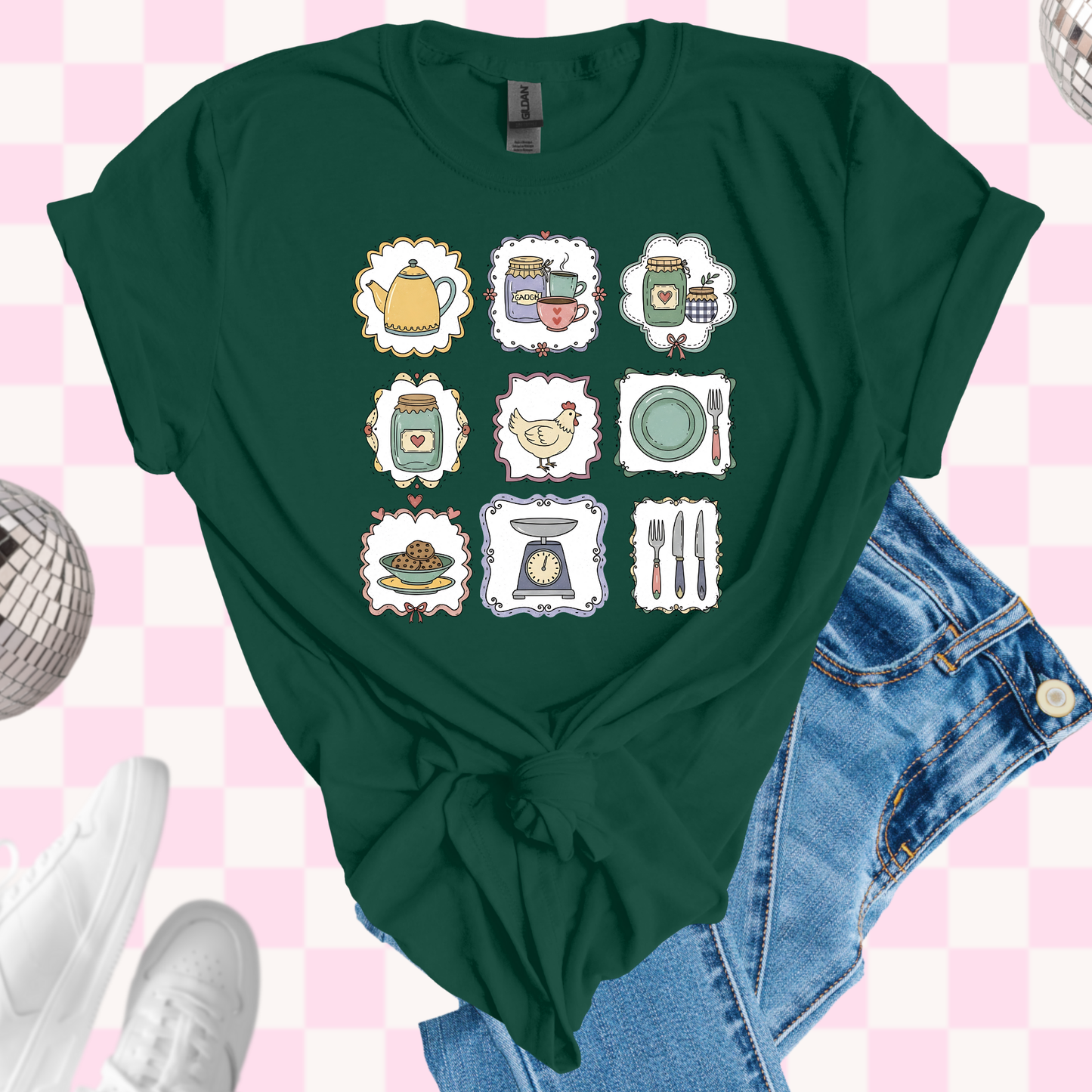 Vintage symbols shirt