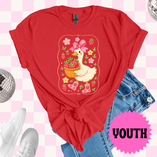 Strawberry goose shirt
