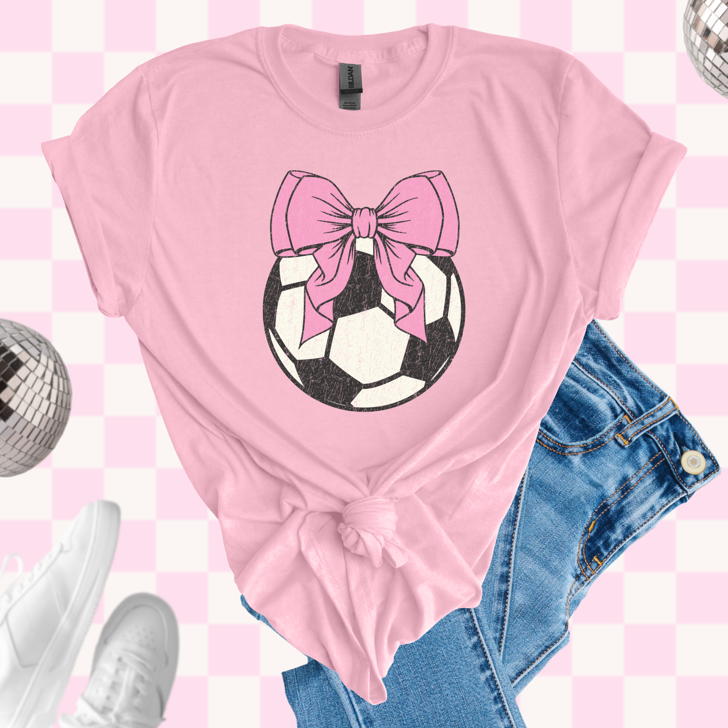 Soccer bow shirt