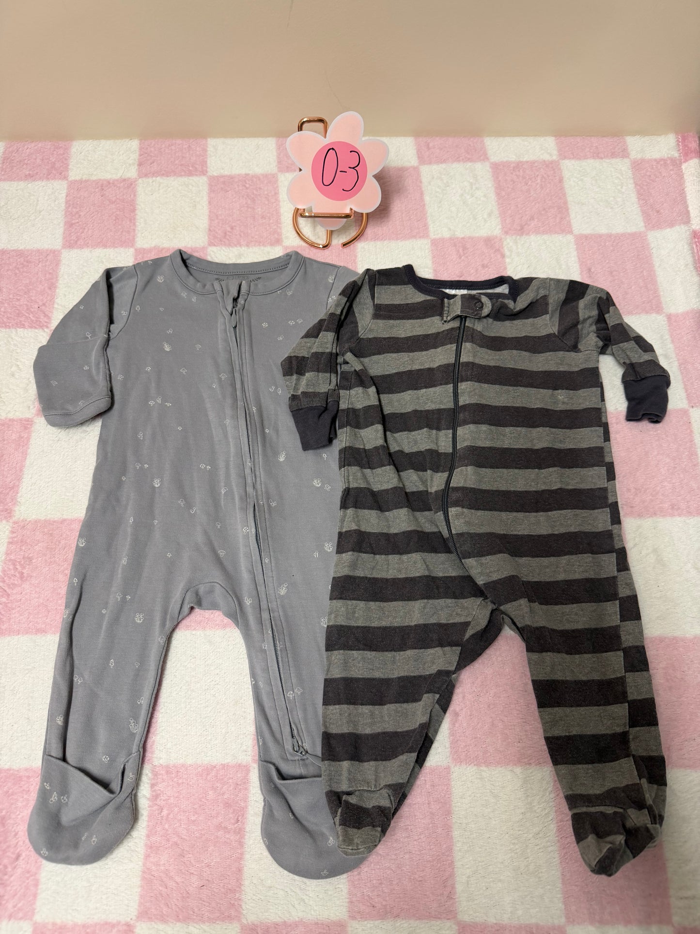 0/3m gray sleepers