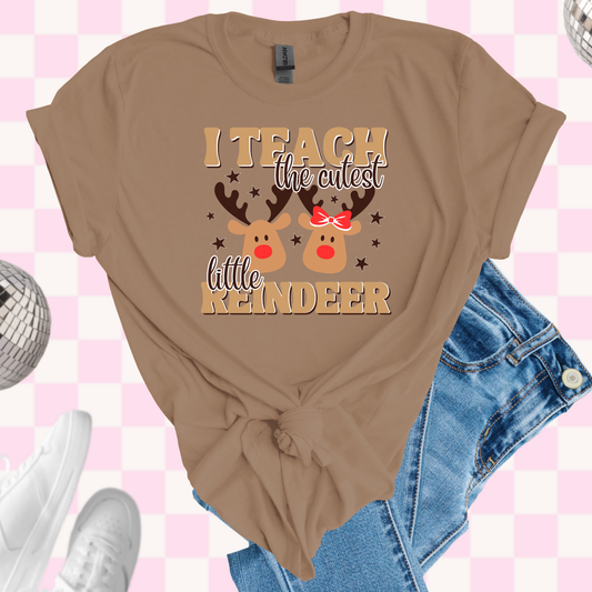 Teach the cutest reindeer shirt