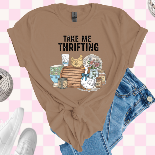 Take me thrifting shirt
