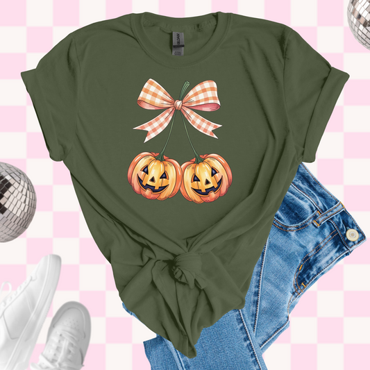 Pumpkin cherries tshirt