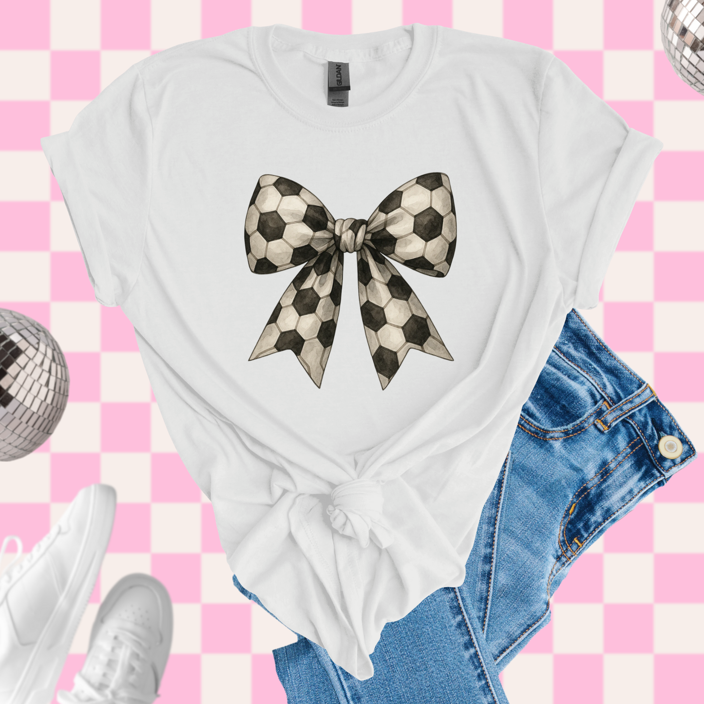 Soccer bow shirt