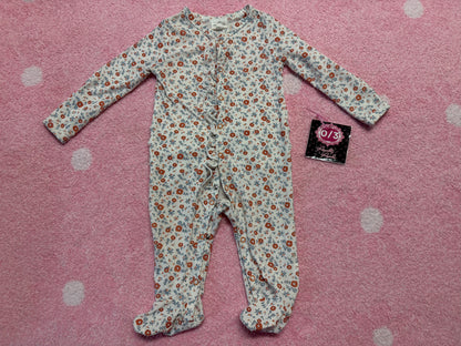 0/3m floral sleeper