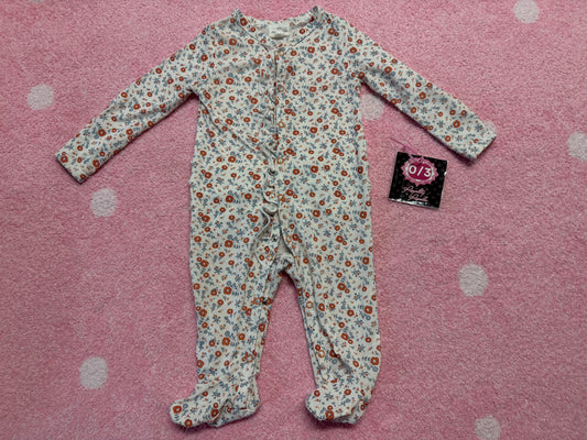 0/3m floral sleeper