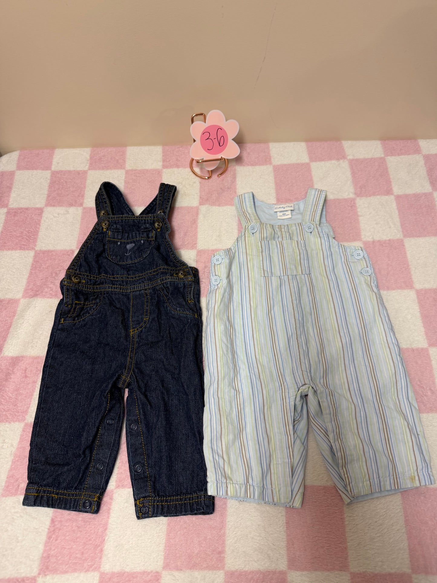 3/6m overalls