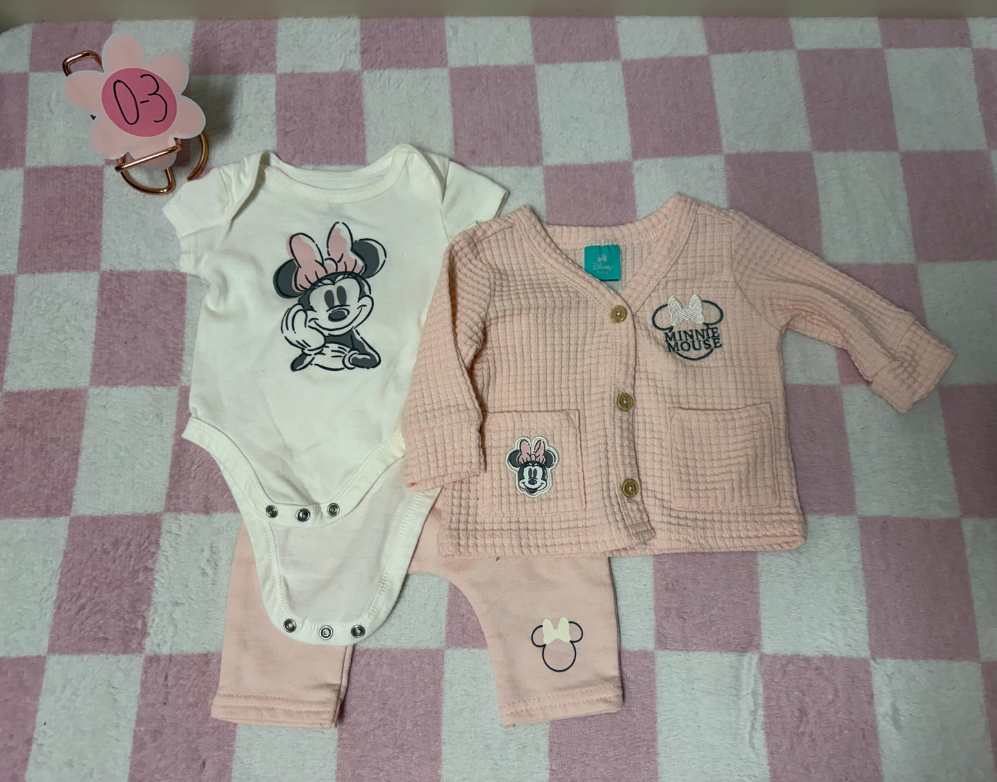 0/3m Minnie outfit