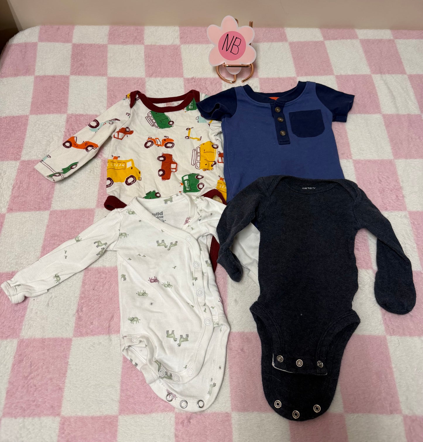 Newborn 4 onesies