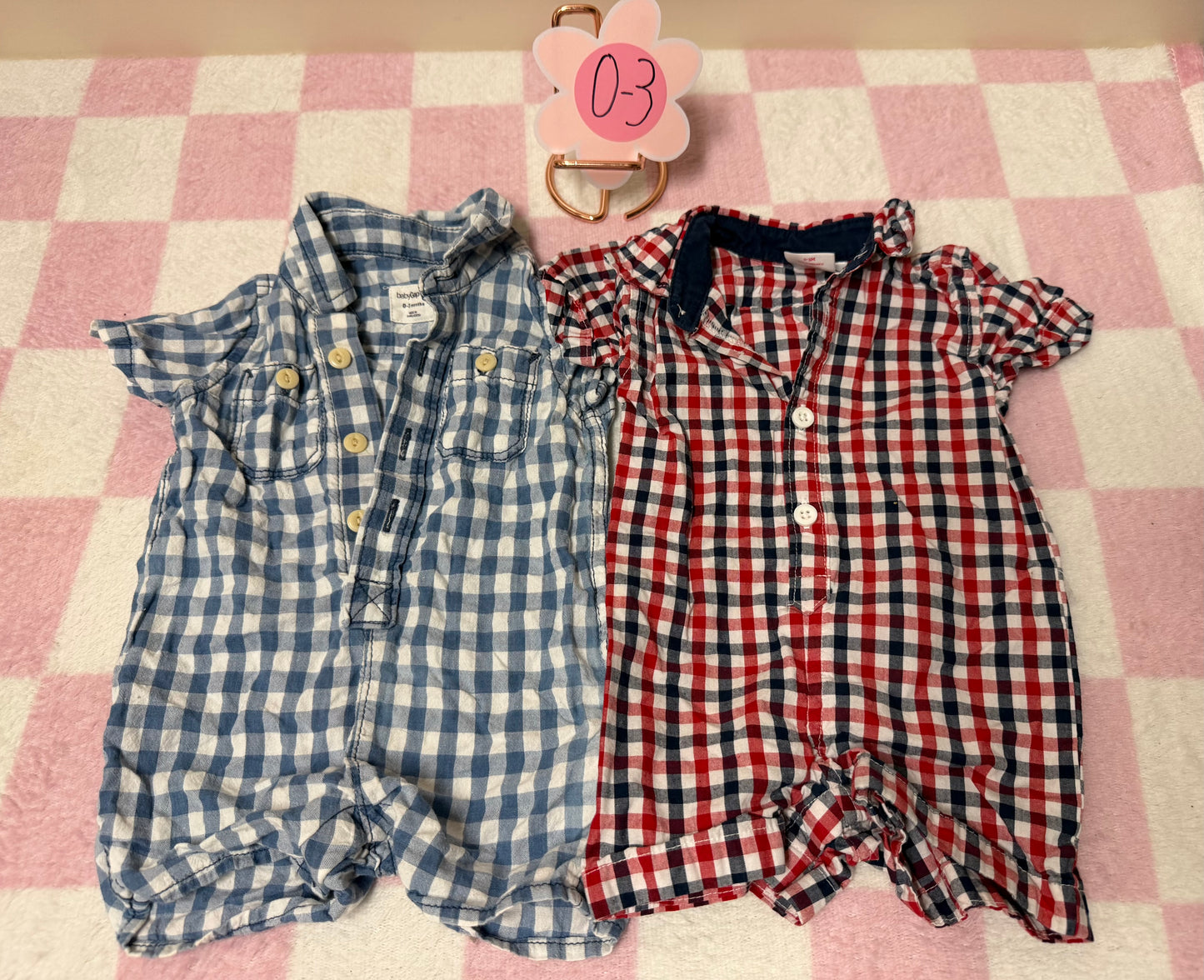 0/3m plaid outfits