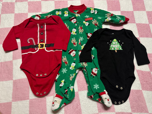0/3m 3 Christmas pieces