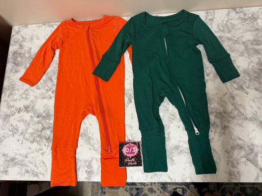 0/3m orange & green sleepers
