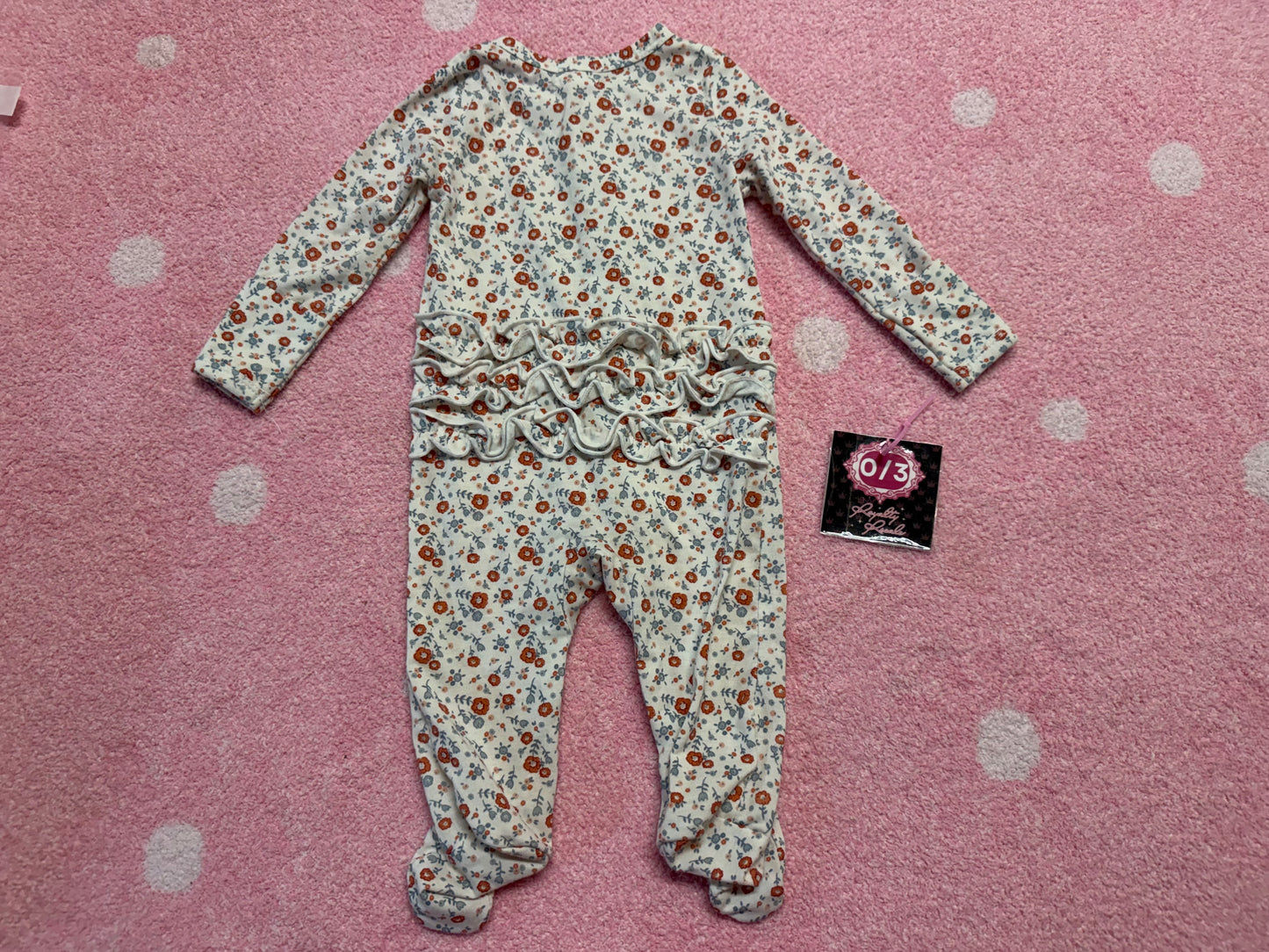 0/3m floral sleeper