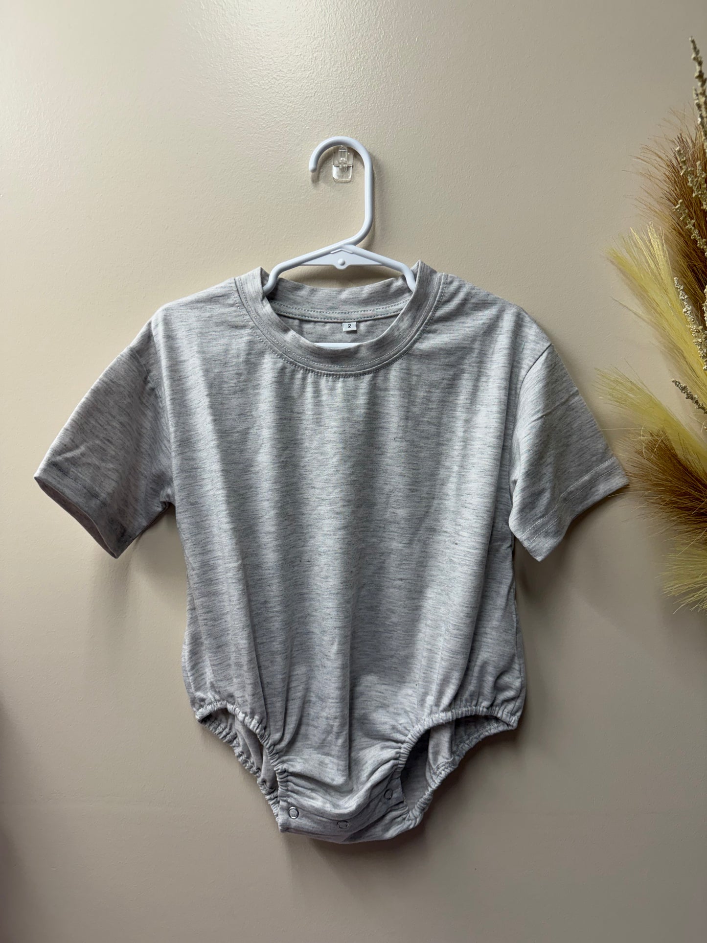 Light Gray Bubble Romper