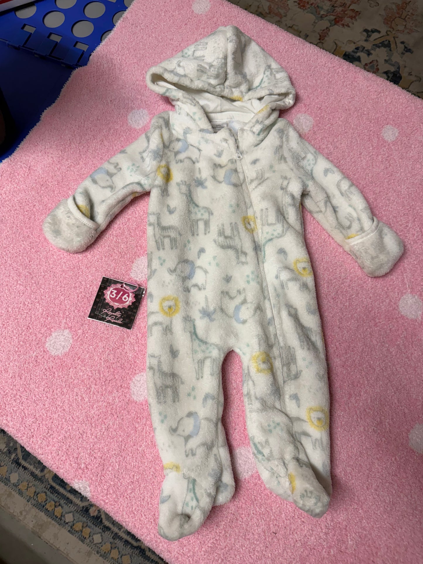 3/6m animals sleeper
