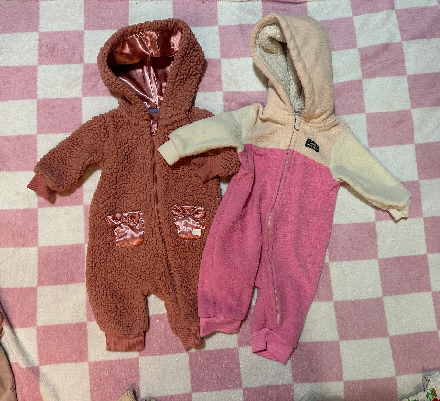 0/3m 2 pink winter outfits