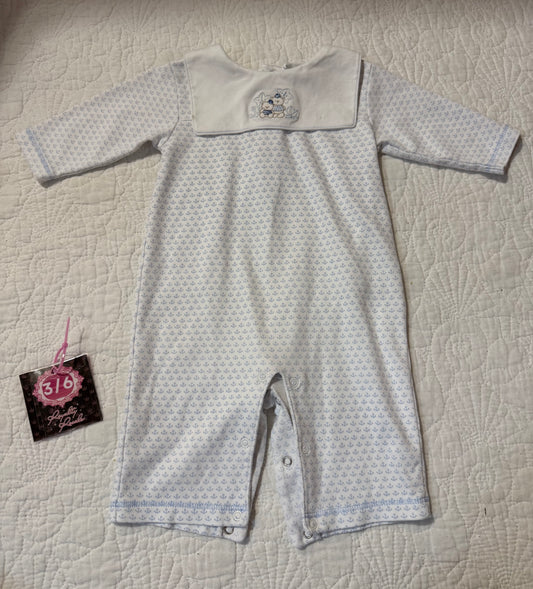 3/6m blue sailor outfit