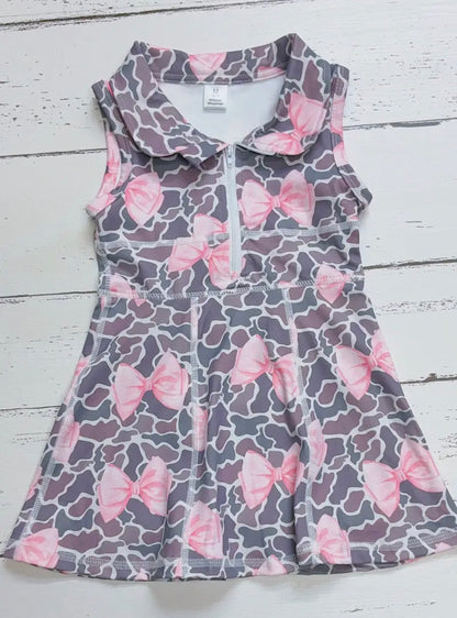 Pink Bow Performance Dress