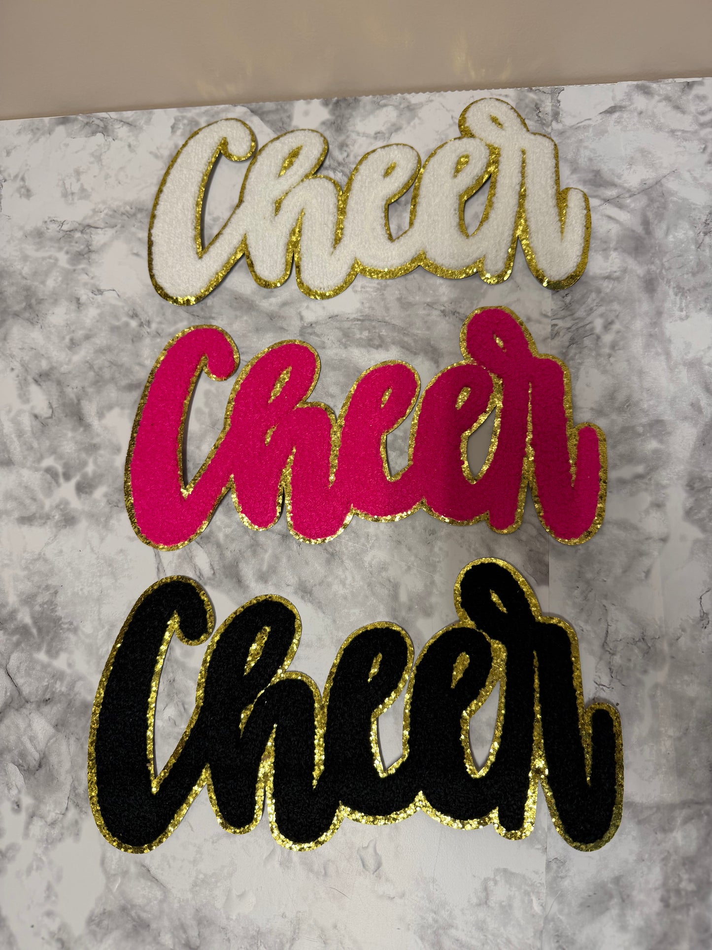 Cheer Chanille Patch