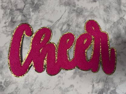 Cheer Chanille Patch