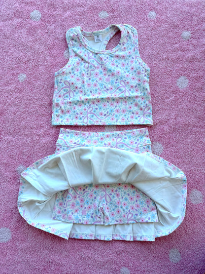 Floral Skort Set - 3T