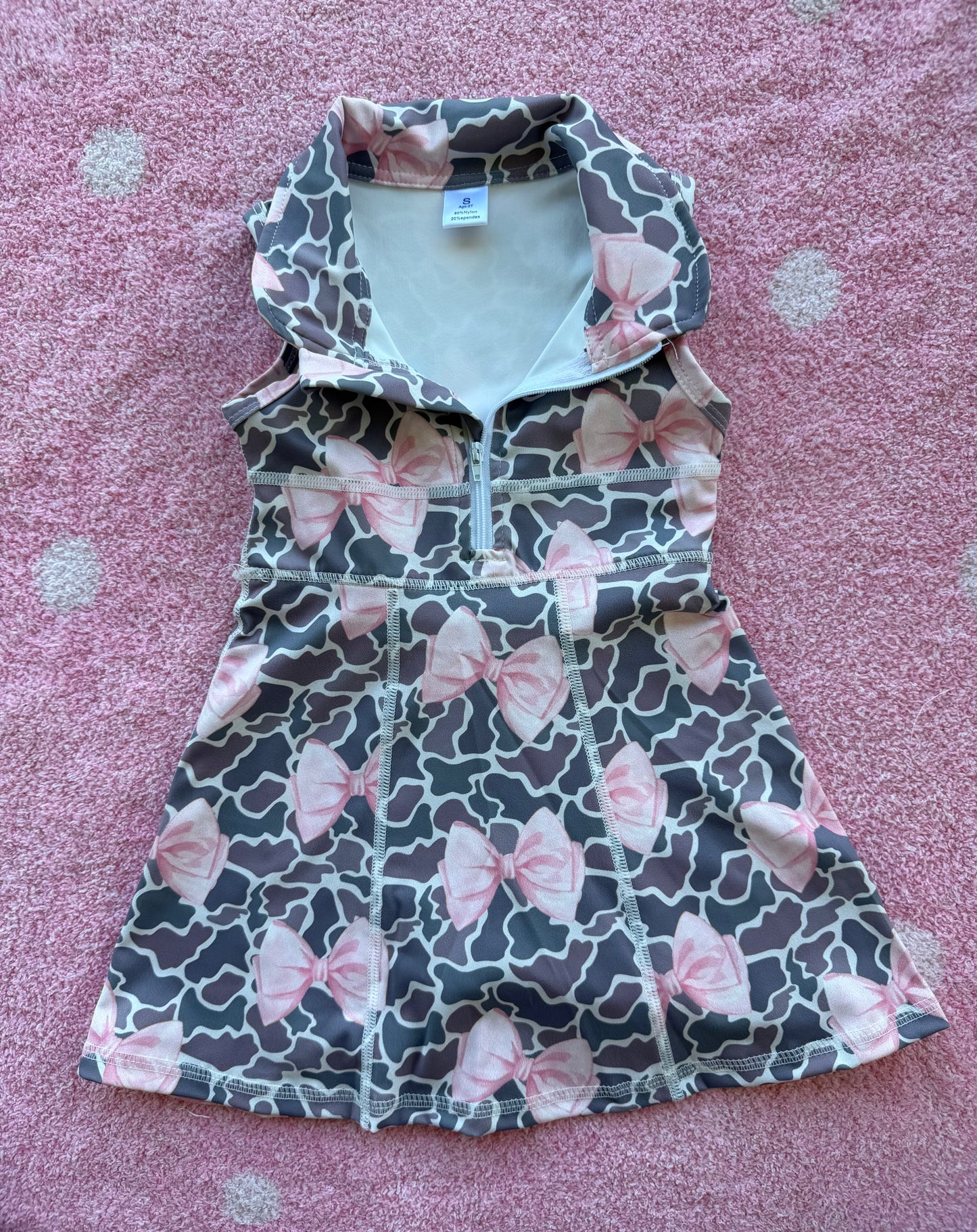 Pink Bow Performance Dress