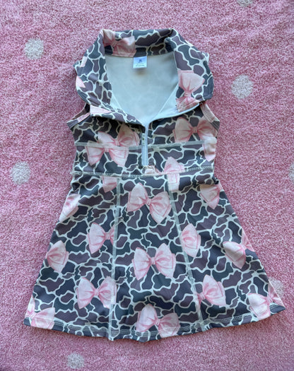 Pink Bow Performance Dress