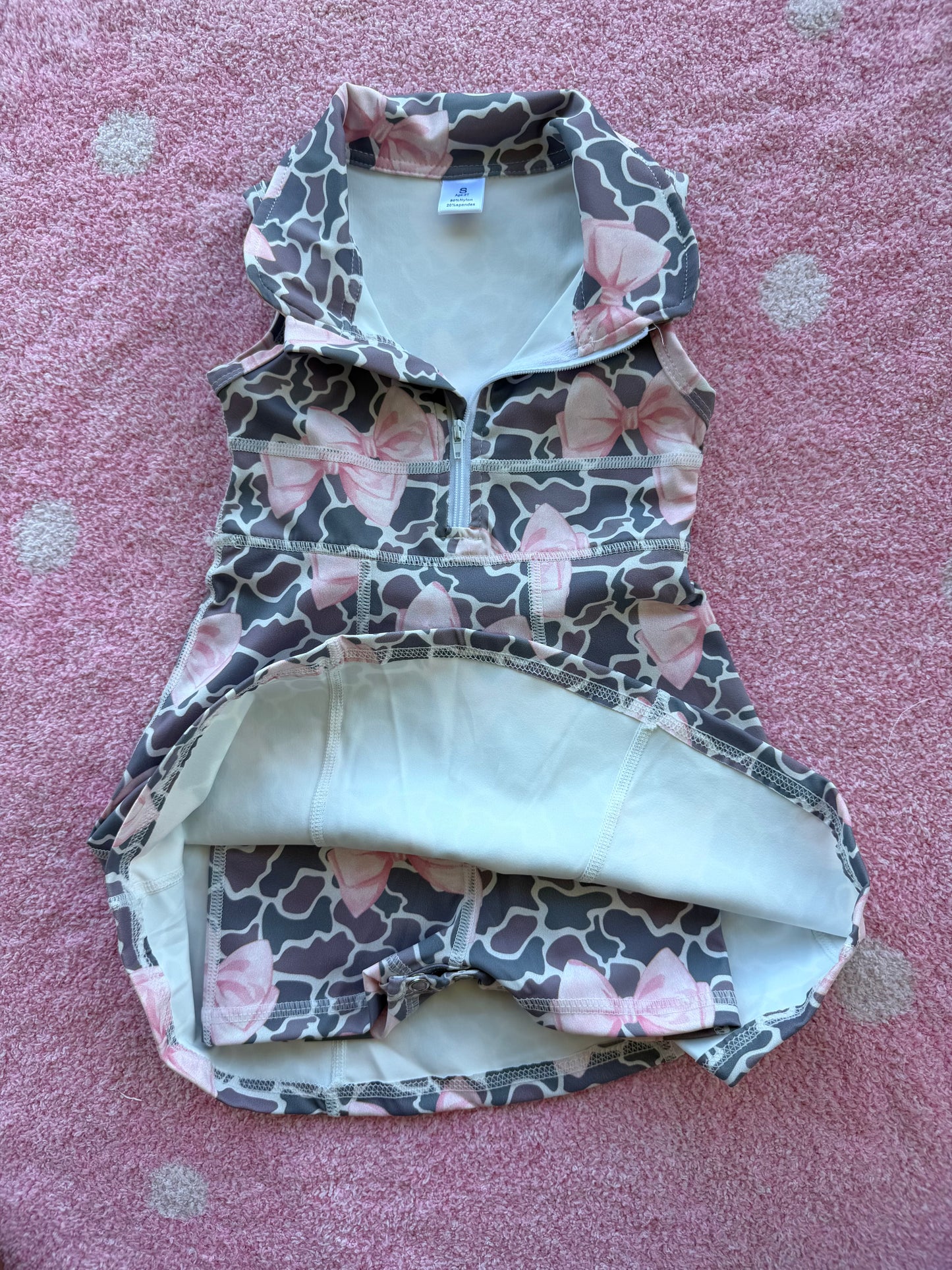 Pink Bow Performance Dress