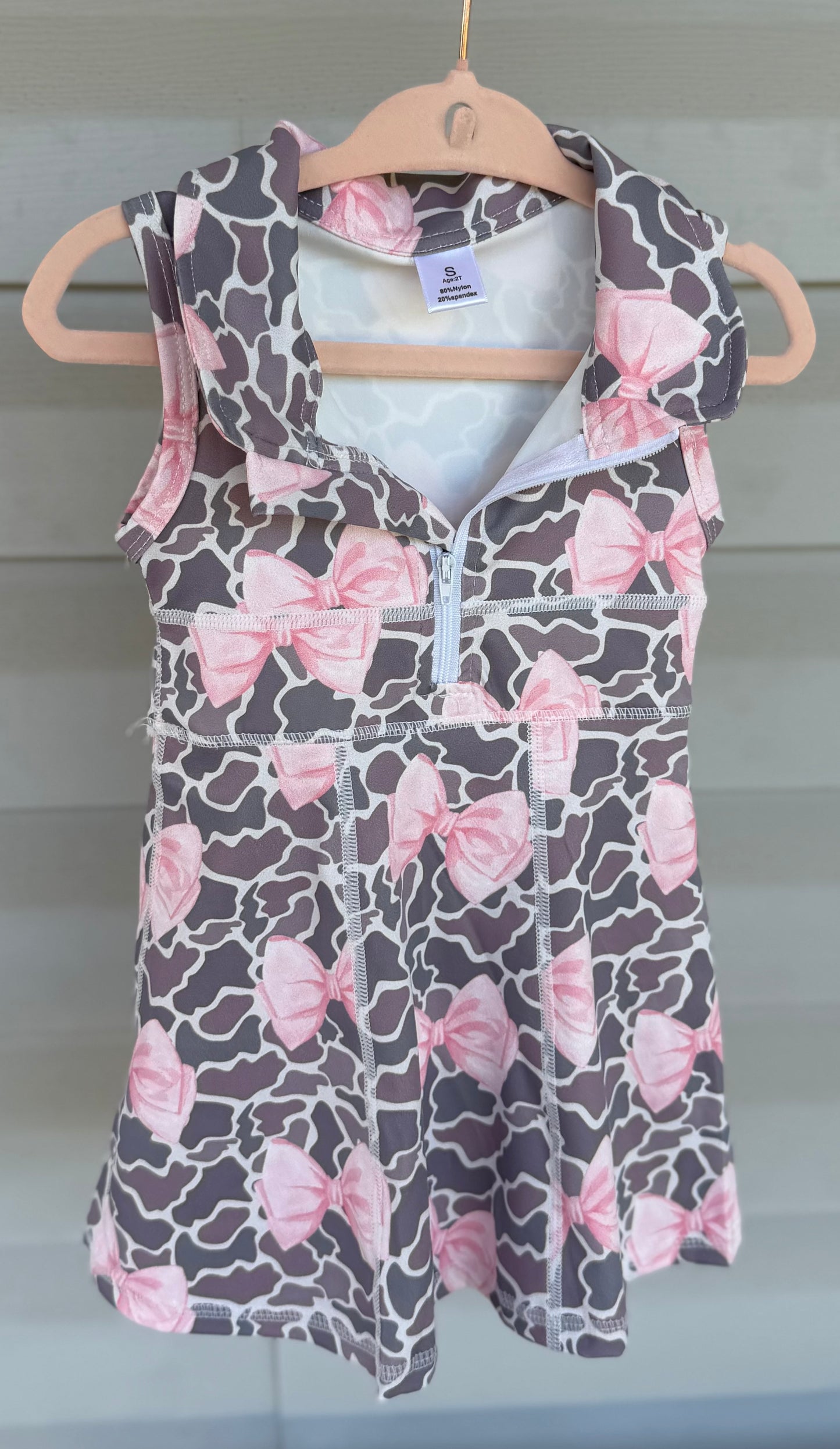 Pink Bow Performance Dress