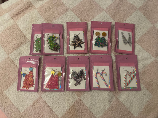 Holiday earrings