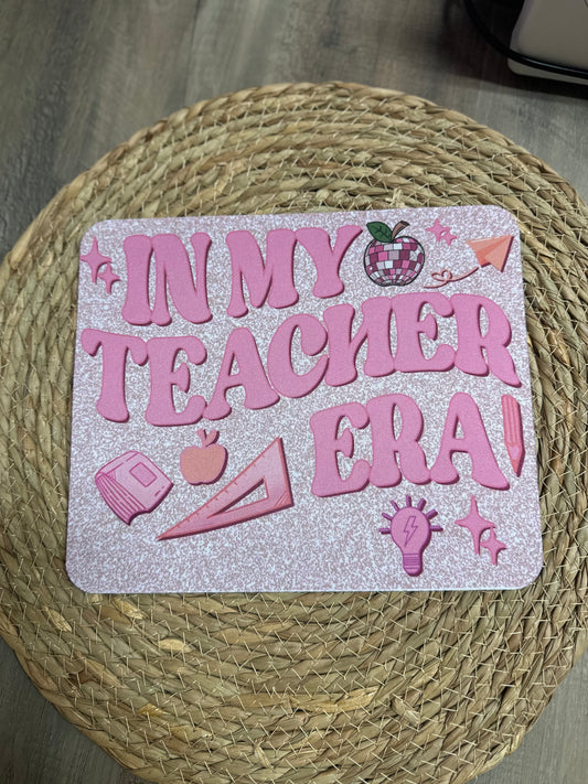 Teacher era mouse pad