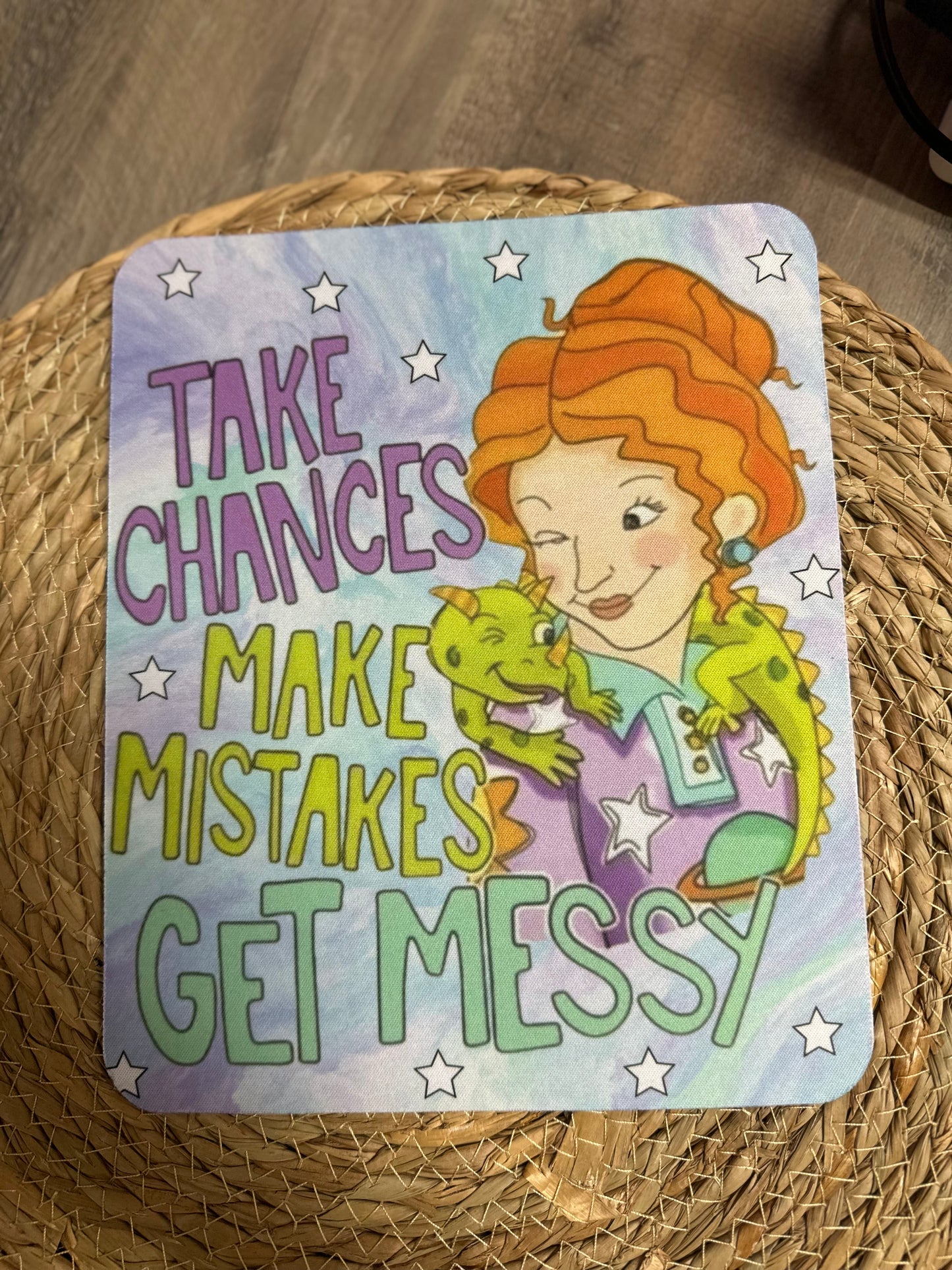 Get messy mouse pad