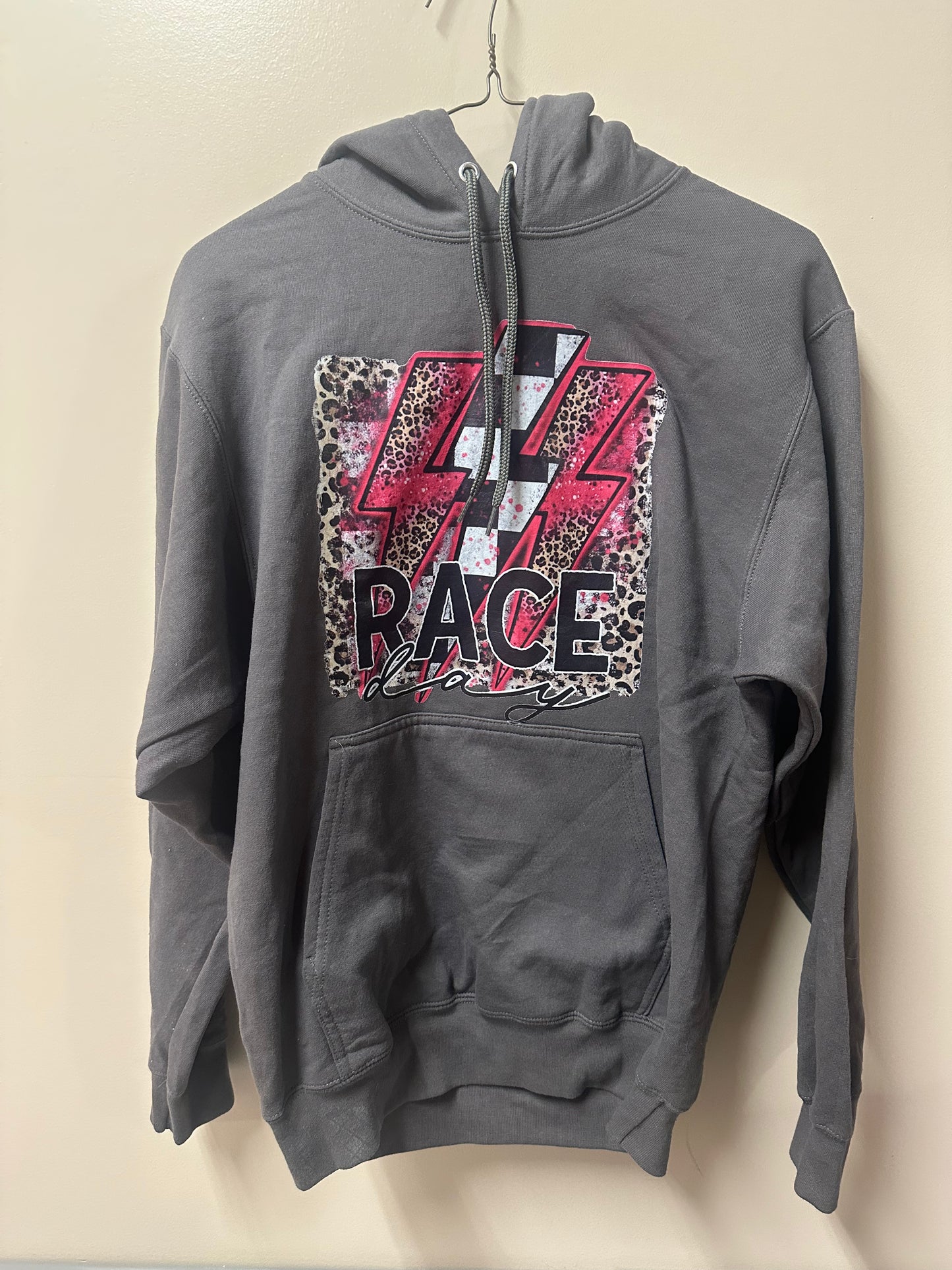 Adult small race day hoodie